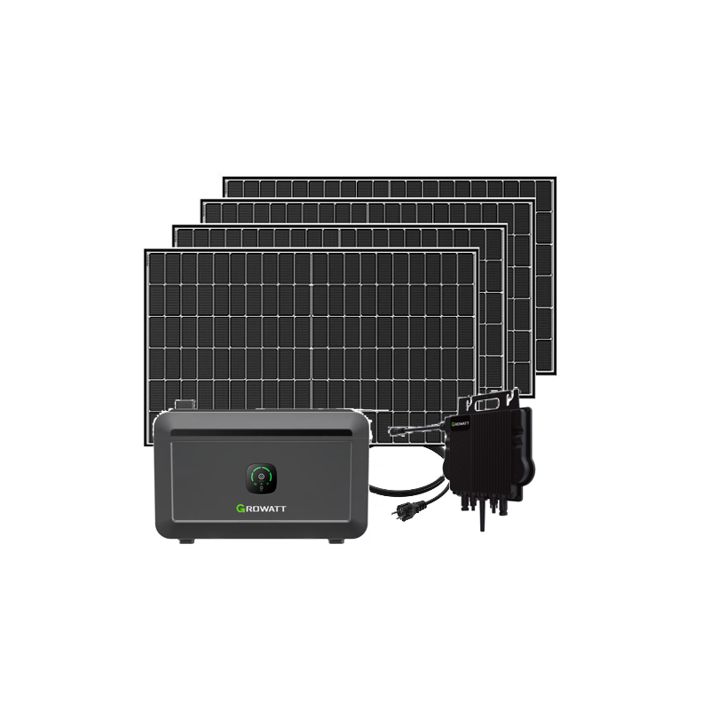 Steckersolaranlage 1820W mit Growatt-Speicher